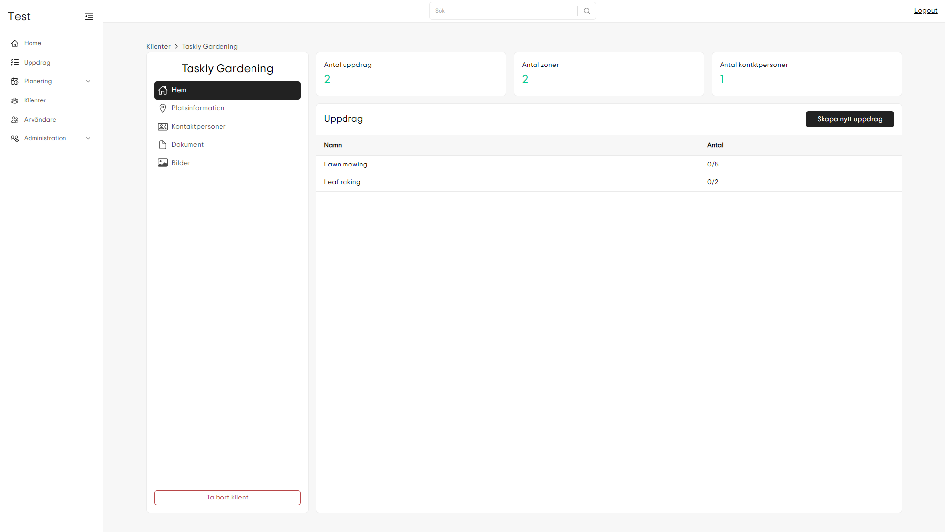 SaaS Dashboard 1